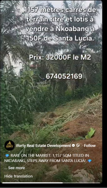 1,157M² - NKOABANG